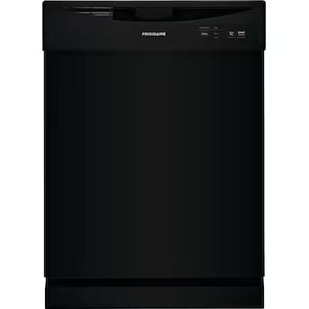 Coming Soon Frigidaire 24-in Front Control Built-in Dishwasher ( Black ) , 62-Decibel Model# FDPC4221AB