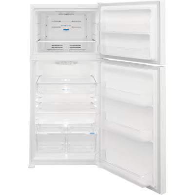 Frigidaire 20.0-cu ft Top-Freezer Refrigerator ( White ) Garage Ready Model# FFTR2045VW