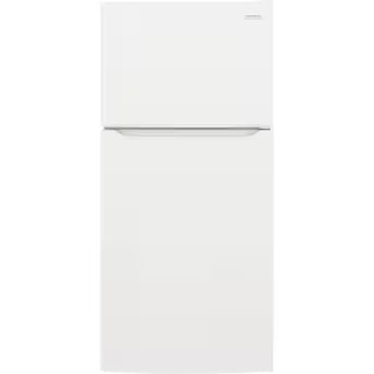 Coming Soon Frigidaire 20.0-cu ft Standard-Depth 30.0-in Wide Top-Freezer Refrigerator ( White ) Garage Ready Model# FFTR2045VW