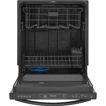 Frigidaire Gallery 24-in Top Control Built-in Dishwasher ( Fingerprint Resistant Black Stainless Steel ) ENERGY STAR, 52-Decibel Standard Sound Level Model# GDPH4515AD