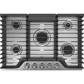 Frigidaire Gallery 30-in 5 burners Stainless steel Gas Cooktop Model# GCCG3048AS