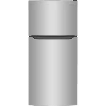 Coming Soon Frigidaire 20-cu ft Standard-Depth 30-in Wide Top-Freezer Refrigerator ( Stainless Steel ) Garage Ready Model# FFTR2045VS