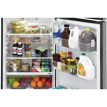 Coming Soon Frigidaire 20-cu ft Standard-Depth 30-in Wide Top-Freezer Refrigerator ( Stainless Steel ) Garage Ready Model# FFTR2045VS