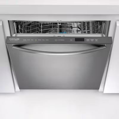 Frigidaire Gallery Stainless Steel Tub 24-in Top Control Built-in Dishwasher ( Fingerprint Resistant Stainless Steel ) With Third Rack, CleanBoost , 47-Decibel Model# GDSH4715AF
