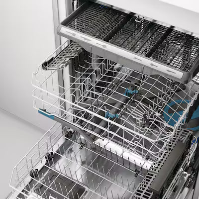 Frigidaire Gallery Stainless Steel Tub 24-in Top Control Built-in Dishwasher ( Fingerprint Resistant Stainless Steel ) With Third Rack, CleanBoost , 47-Decibel Model# GDSH4715AF
