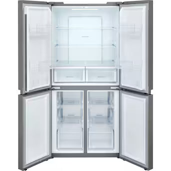 Frigidaire 33" Counter-Depth 17.4-cu ft 4 -Door French Door Refrigerator ( Fingerprint-Resistant Stainless Look ) Model# FRQG1721AV