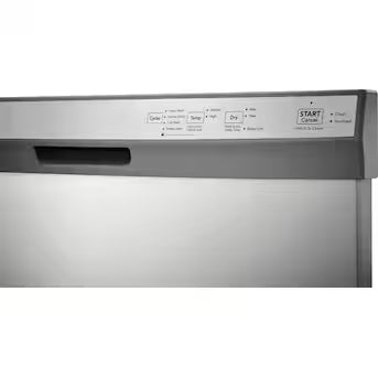 Frigidaire 24-in Front Control Built-in Dishwasher ( Stainless Steel ) ENERGY STAR, 54-Decibel Standard Sound Level Model# FDPC4314AS