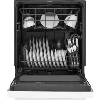 Frigidaire 24-in Front Control Built-in Dishwasher ( White ) ENERGY STAR, 54-Decibel Standard Sound Level Model# FDPC4314AW