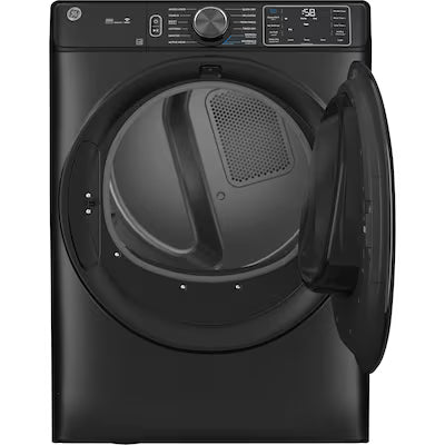 Coming Soon GE 7.8-cu ft Stackable Vented Electric Dryer with Steam Cycle ( Carbon Graphite ) Model# GFD65ESPVDS