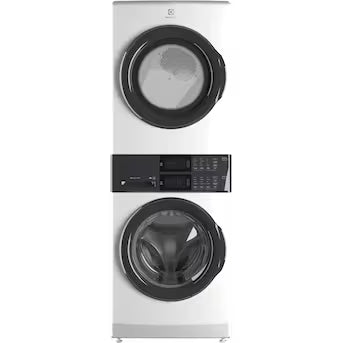 Coming Soon Electrolux LuxCare Wash Stacked Laundry Center with 4.4-cu ft Front load Washer and Electric 8-cu ft Dryer (ENERGY STAR) Model# ELTE7300AW