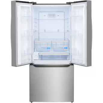 Frigidaire Gallery 30" Standard-Depth 20-cu ft 3 -Door French Door Refrigerator with Ice Maker with Water Dispenser ( Smudge-Proof Stainless Steel Model# GRFN2023AF