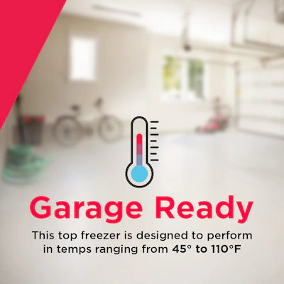 Frigidaire 20.0-cu ft Top-Freezer Refrigerator ( White ) Garage Ready Model# FFTR2045VW