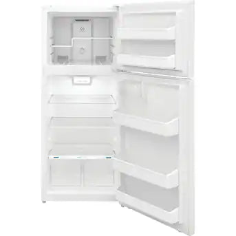 Frigidaire 17.6-cu ft Top-Freezer Refrigerator ( White ) ENERGY STAR Certified Model# FFHT1822UW