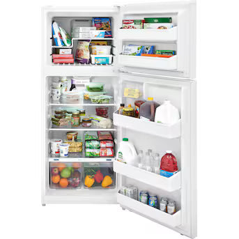 Frigidaire 17.6-cu ft Top-Freezer Refrigerator ( White ) ENERGY STAR Certified Model# FFHT1822UW
