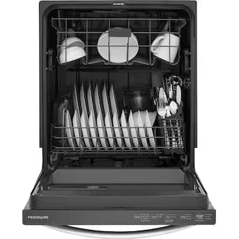 Frigidaire 24-in Top Control Built-in Dishwasher ( Stainless Steel ) ENERGY STAR, 52-Decibel Standard Sound Level Model# FDPH4316AS