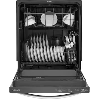 Frigidaire 24-in Top Control Built-in Dishwasher ( Stainless Steel ) ENERGY STAR, 52-Decibel Standard Sound Level Model# FDPH4316AS