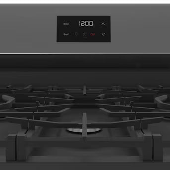 Frigidaire 30-in 5 burners 5.1-cu ft Freestanding Natural Gas Range ( Stainless Steel ) Mode# FCRG3052BS