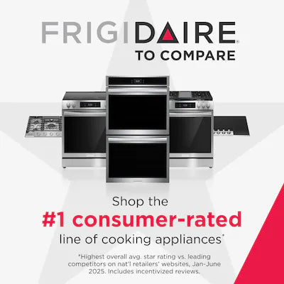 Frigidaire Gallery 30-in 5 Burners 6.2-cu ft Air Fry Convection Oven Slide-in Single Induction Range (Fingerprint Resistant Stainless Steel) Model# GCFI3060BF