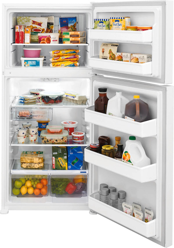 Frigidaire 18.3-cu ft Top-Freezer Refrigerator ( White ) Garage Ready Model# FFTR1835VW