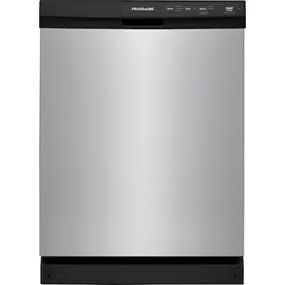 Frigidaire 24-in Front Control Built-in Dishwasher ( Stainless steel ) , Triple Spray Arm , 55-Decibel Model# FFCD2413US by Scratch N Dent Depot