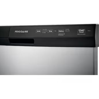 Coming Soon Frigidaire 24-in Front Control Built-in Dishwasher ( Stainless steel ) , Triple Spray Arm , 55-Decibel Model# FFCD2413US
