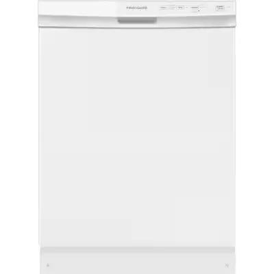Frigidaire 24-in Front Control Built-in Dishwasher ( White ) , Triple Spray Arm , 55-Decibel Model# FFCD2413UW by Smiths Appliance & Furniture