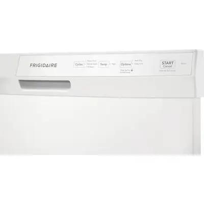 Frigidaire 24-in Front Control Built-in Dishwasher ( White ) , Triple Spray Arm , 55-Decibel Model# FFCD2413UW by Smiths Appliance & Furniture