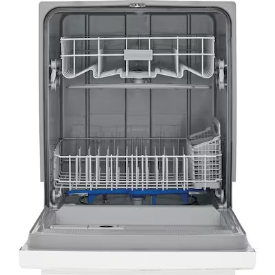 Frigidaire 24-in Front Control Built-in Dishwasher ( White ) , Triple Spray Arm , 55-Decibel Model# FFCD2413UW by Smiths Appliance & Furniture