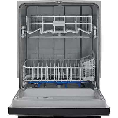Frigidaire 24-in Front Control Built-in Dishwasher ( Stainless steel ) , Triple Spray Arm , 55-Decibel Model# FFCD2413US by Scratch N Dent Depot