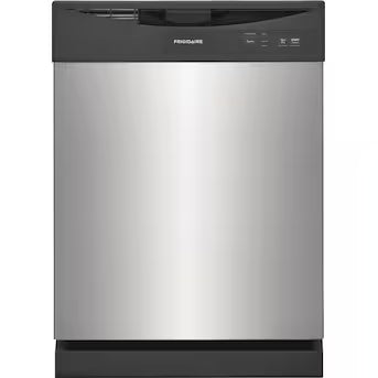 Frigidaire Smart 24-in Front Control Built-in Dishwasher ( Stainless steel ) , 62-Decibel Standard Sound Level Model# FDPC4221AS