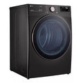 LG True Steam 7.4-cu ft Stackable Vented Electric Dryer with Steam Cycle ( Black Steel ) Model# DLEX4000B by Scratch N Dent Depot