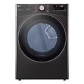 LG True Steam 7.4-cu ft Stackable Vented Electric Dryer with Steam Cycle ( Black Steel ) Model# DLEX4000B A19-28 by Scratch-n-Dent Depot