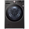 LG TurboWash 360 High Efficiency Stackable Medium ( 4.5-cu ft ) Front-Load Washer with Steam Cycle ( Black Steel ) Model# WM4000HBA by Smiths Appliance & Furniture