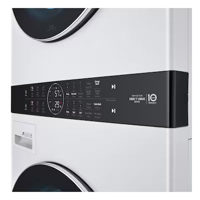 LG WashTower Electric Stacked Laundry Center with 4.5-cu ft Front load Washer and 7.4-cu ft Dryer ( White ) Model# WKEX200HWA by Smiths Appliance & Furniture