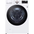 LG TurboWash 360 High Efficiency Stackable Medium ( 4.5-cu ft ) Front Load Washer ( White ) Model# WM4000HWA A19-27 by Scratch-n-Dent Depot