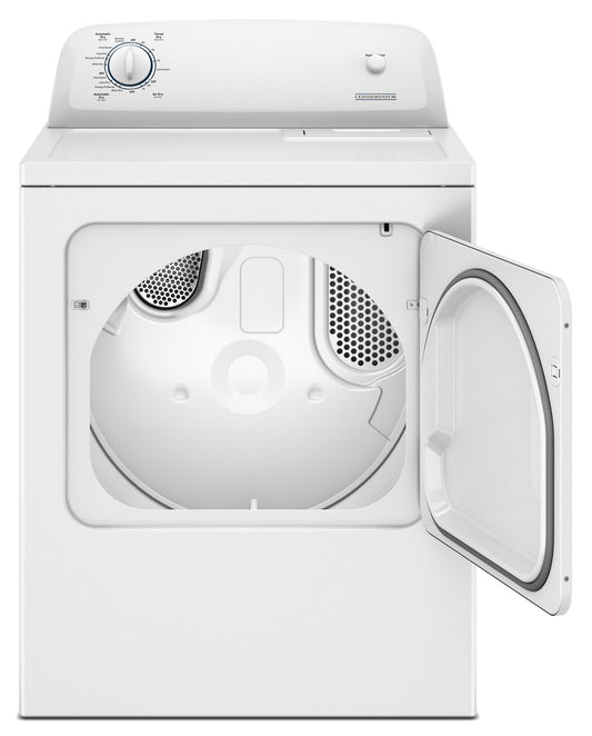 NEW  Crosley Conservator 6.5 Cu.Ft Electric Dryer W/ Reversible Swing Door & AutoDry (White) Model# VDEW6511RW