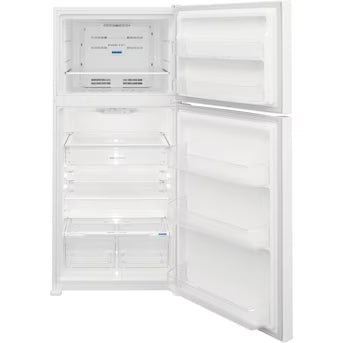 Coming Soon Frigidaire 20.0-cu ft Standard-Depth 30.0-in Wide Top-Freezer Refrigerator ( White ) Garage Ready Model# FFTR2045VW