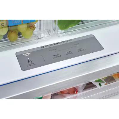 Frigidaire Gallery Standard-Depth 27.8-cu ft 3 -Door 36-in Wide French Door Refrigerator with Dual Ice Maker with Water and Ice Dispenser ( Fingerprint Resistant Stainless Steel ) ENERGY STAR Certified Model# GRFS2853AF by Smiths Appliance & Furniture