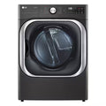 LG TurboSteam 9-cu ft Stackable Vented Electric Dryer with Steam Cycle ( Black Steel ) Model# DLEX8900B by Scratch N Dent Depot