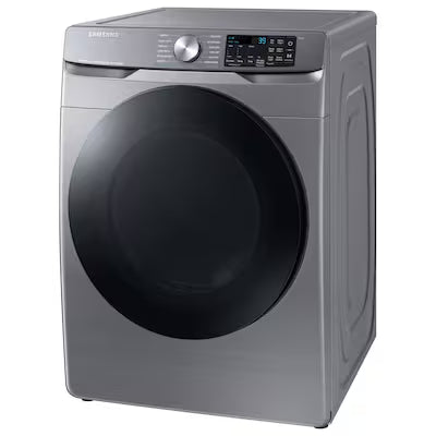 Samsung 7.5-cu ft Stackable Vented Gas Dryer with Steam Cycle ( Platinum ) Model# DVG45B6300P
