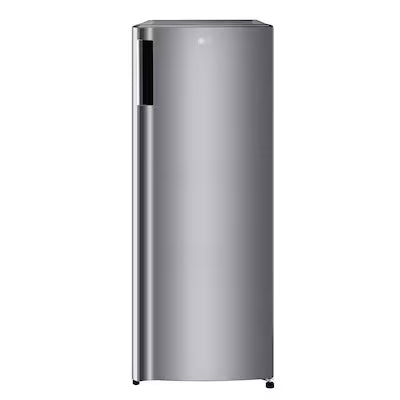 LG 5.79-cu ft Mini Fridge with Freezer ( Platinum Silver ) ENERGY STAR Model# LRONC0605V