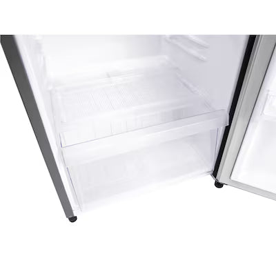 LG 5.79-cu ft Mini Fridge with Freezer ( Platinum Silver ) ENERGY STAR Model# LRONC0605V