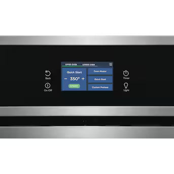 Frigidaire 27 inch Double Electric Wall Oven with Self-cleaning ( Stainless Steel ) Model# FCWD2727AS by Scratch N Dent Depot