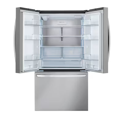 LG Counter-Depth MAX 26.5-cu ft 3 -Door 36-in Wide with Ice Maker ( Stainless Steel ) ENERGY STAR Certified Model# LRFLC2706S by Scratch N Dent Depot
