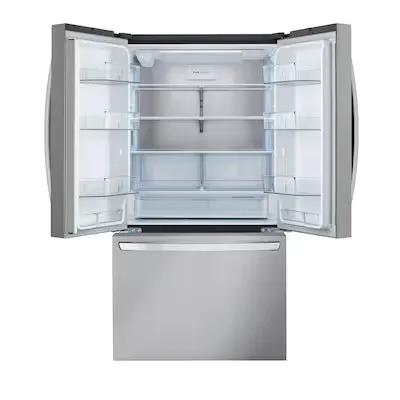LG Counter-Depth MAX 26.5-cu ft 3 -Door 36-in Wide with Ice Maker ( Stainless Steel ) ENERGY STAR Certified Model# LRFLC2706S by Smiths Appliance & Furniture