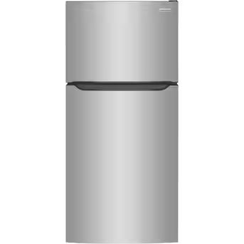 Frigidaire 18.3-cu ft Top-Freezer Refrigerator ( Stainless Steel ) Garage Ready Model# FFTR1835VS