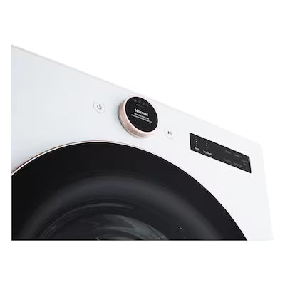LG 7.4-cu ft Stackable Vented Gas Dryer with Steam Cycle ( White ) Model# DLGX6501W by Smiths Appliance & Furniture