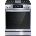 Frigidaire Gallery 30-in 5 burners 6-cu ft Air Fry Convection Oven Slide-In Natural Gas Range ( Fingerprint Resistant Stainless Steel ) Model# GCFG3060BF A11-50 by Scratch-n-Dent Depot