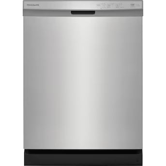 Frigidaire 24-in Front Control Built-in Dishwasher ( Stainless Steel ) ENERGY STAR, 54-Decibel Standard Sound Level Model# FDPC4314AS