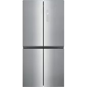 Frigidaire 33" Counter-Depth 17.4-cu ft 4 -Door French Door Refrigerator ( Fingerprint-Resistant Stainless Look ) Model# FRQG1721AV
